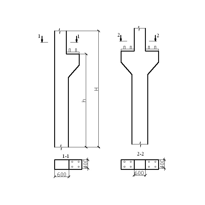 Колонна железобетонная 4к 132-6